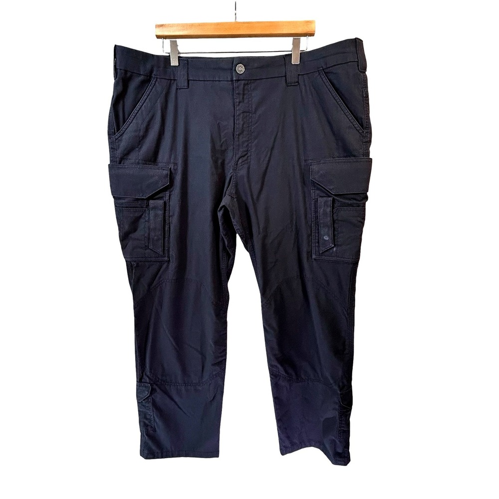 First Tactical Mens Cargo Pants Navy Blue Ripstop 42x30 Rugged Duty Utility Work
